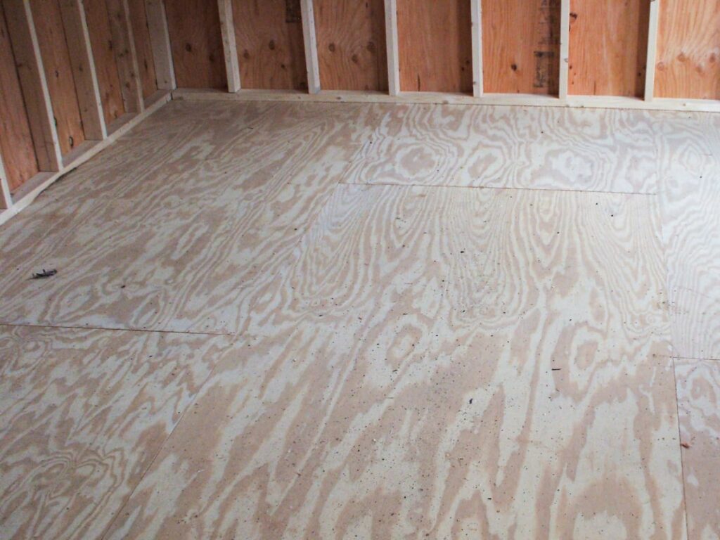 New Shed Floor