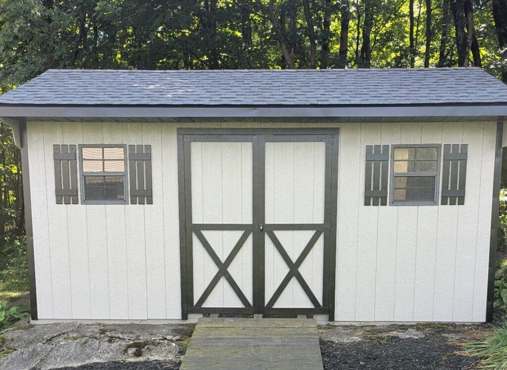 Shed repair done in Douglassville pa